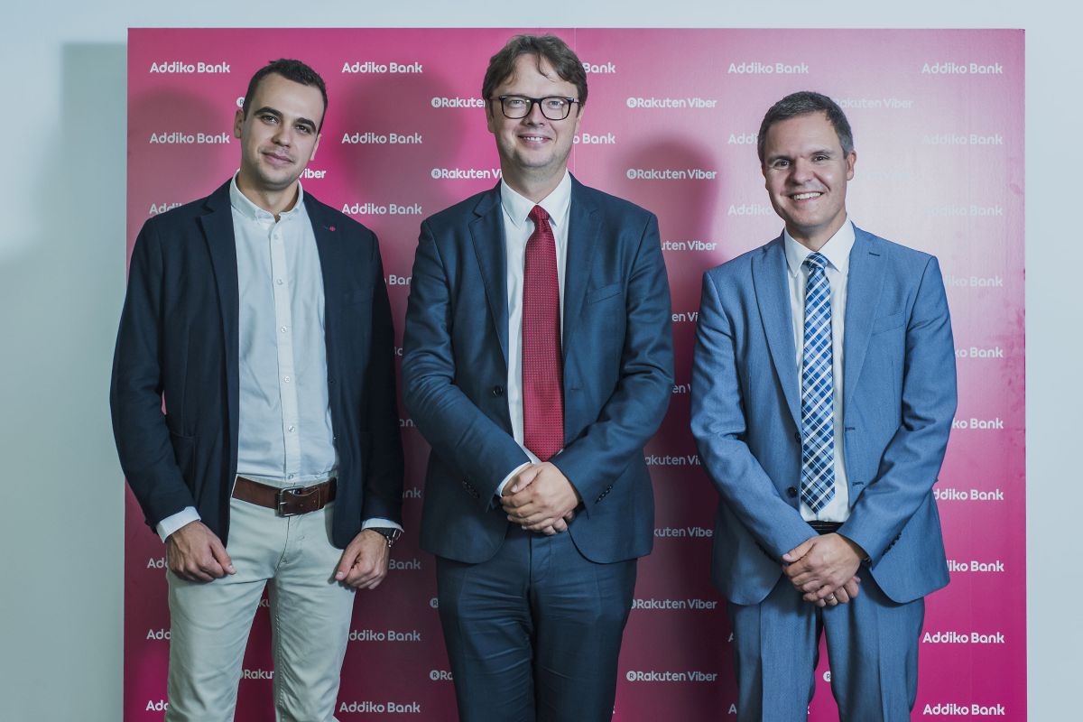 M.Elenkov Viber M.Zizek Addiko CEO S.Novakovic Addiko