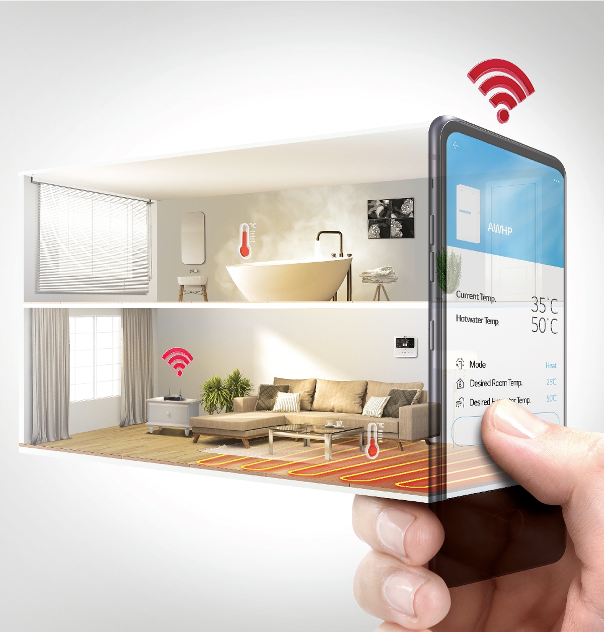 LG Therma V R32 Wifi Solution