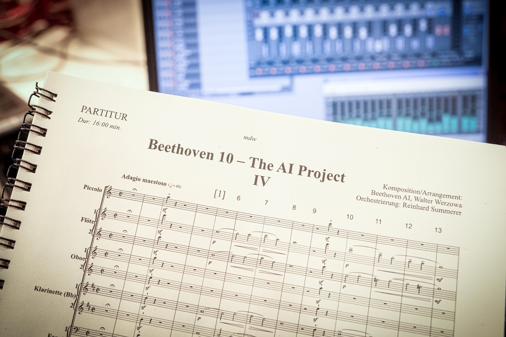 Hrvatski Telekom_Ludwig van Beethoven_partitura X AI simfonije