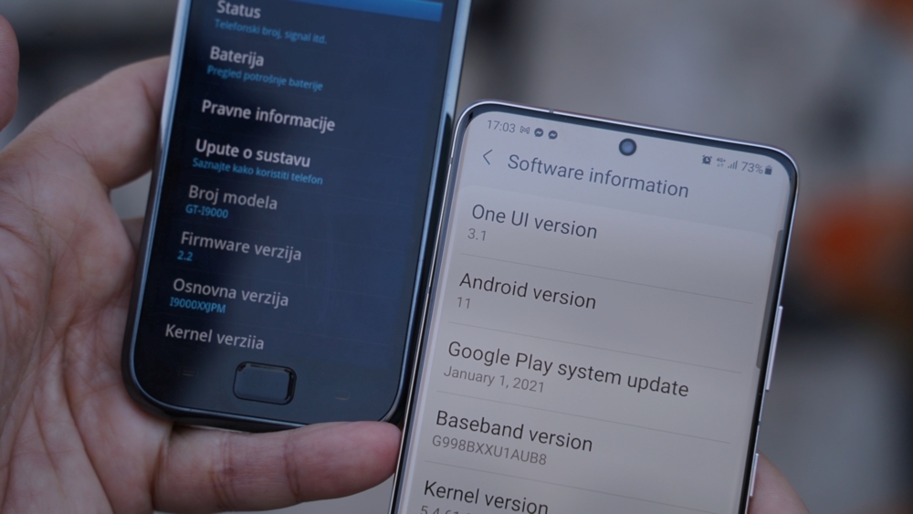 Samsung Galaxy S21 Ultra - firmware Android 11