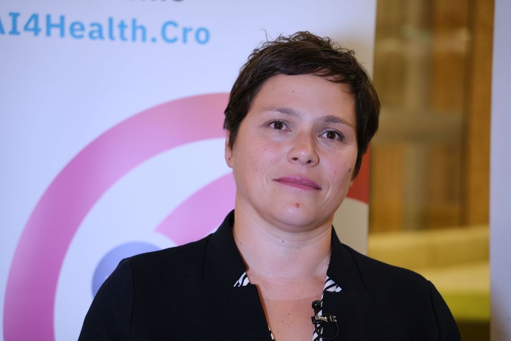 iz Instituta Ruđer Bošković i koordinatorica projekta AI4Health.Cro