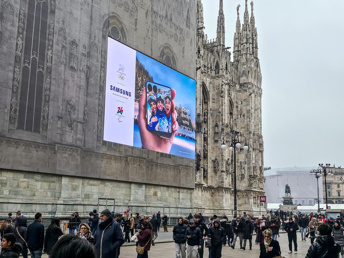 Samsung_Duomo_Milano Cortina 2026. olimpijske igre