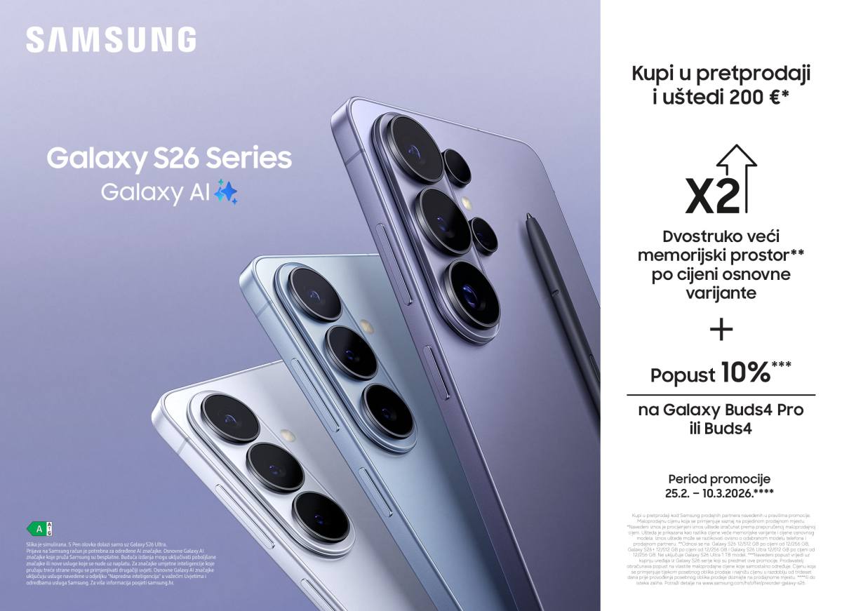Galaxy S26 serija - promocija - CRO-Preorder-S26-Series-Discount