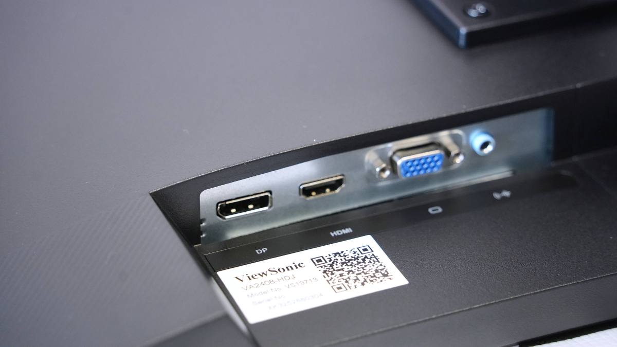 ViewSonic VA2408-HDJ - priključci