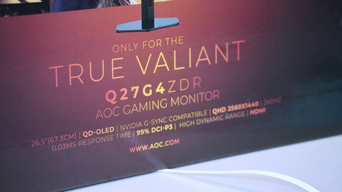 AOC Q27G4ZDR - gaming OLED monitor