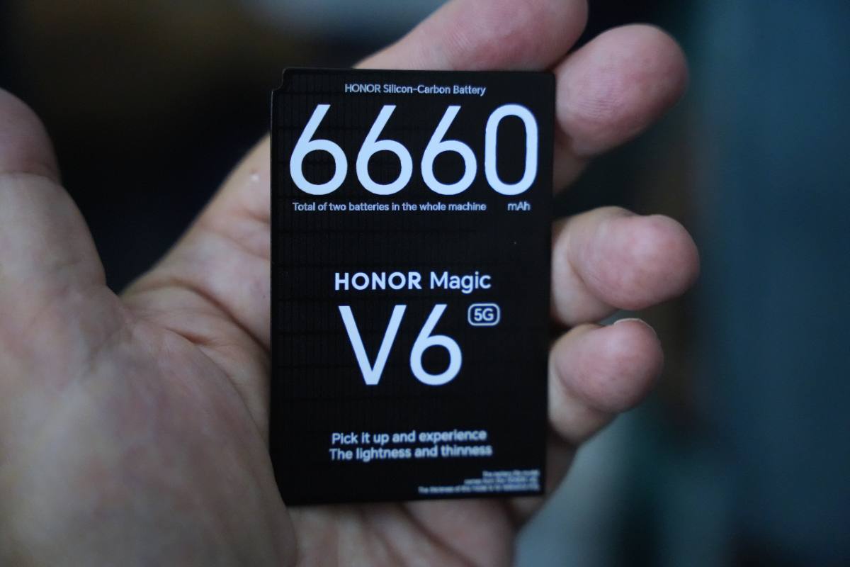 HONOR Magic V6 - baterija