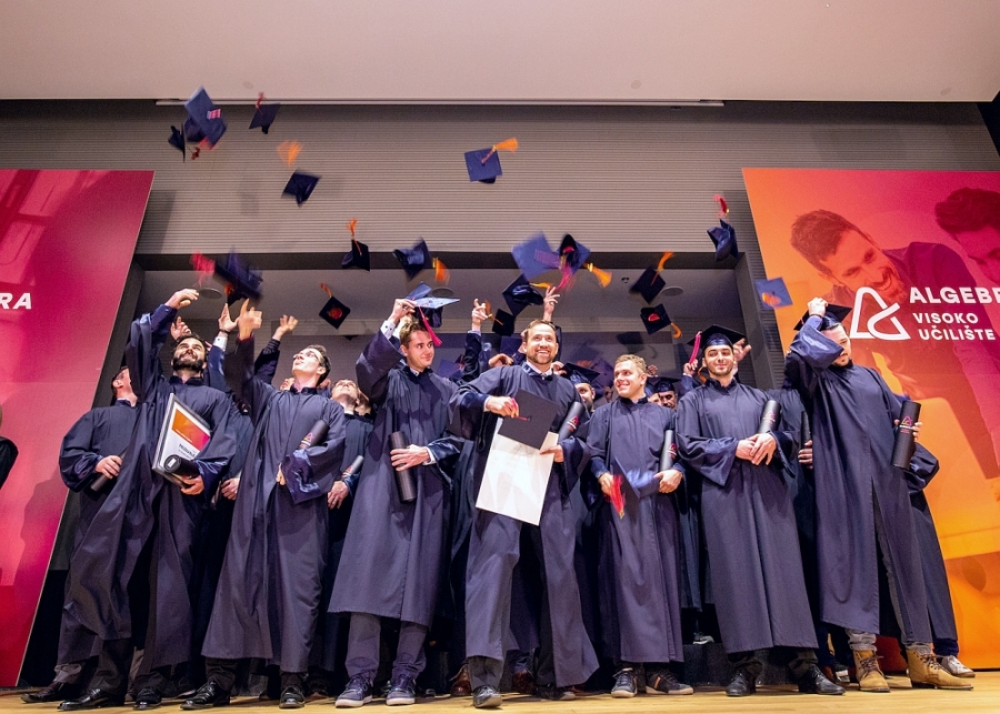 Promocija &scaron;este generacije studenata Visokog učili&scaron;ta Algebra: 93 posto diplomanata primijenjenog računarstva već zaposleno u trenutku promocije