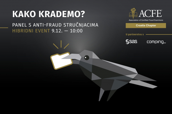 Comping, ACFE i SAS predstavili su rezultate istraživanja o krađama i prijevarama u poslovanju u Hrvatskoj