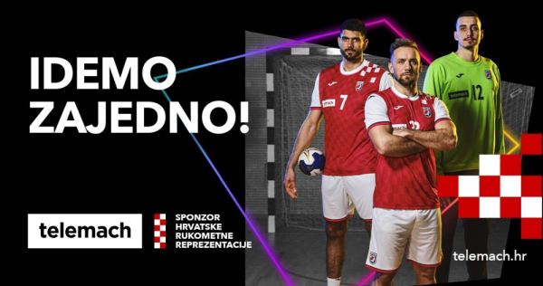 Telemach - sponzor hrvatske rukometne reprezentacije 