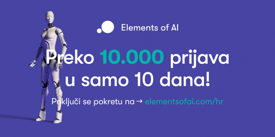 Hrvati ludi za umjetnom inteligencijom: velik interes za besplatnom edukacijom Elements of AI