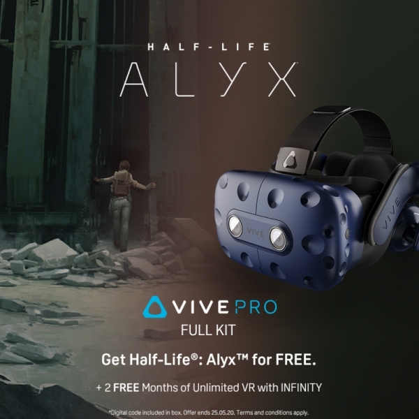 HTC VIVE PRO FULL KIT sada dolazi S half-life: ALYX