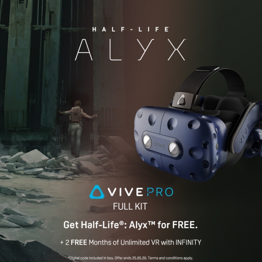 HTC VIVE PRO FULL KIT sada dolazi S half-life: ALYX