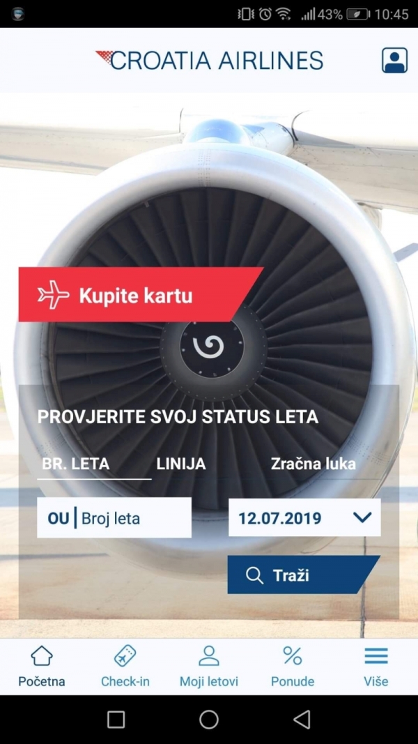 Hrvatski nacionalni prijevoznik u povodu 30. obljetnice osvježio i unaprijedio mobilnu aplikaciju