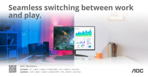 AOC Q24B36X i Q27B36X: QHD monitori za produktivan rad i bezbrižan gaming