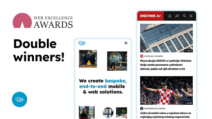 Undabot osvojio Web Excellence nagrade za dva projekta web redizajna 