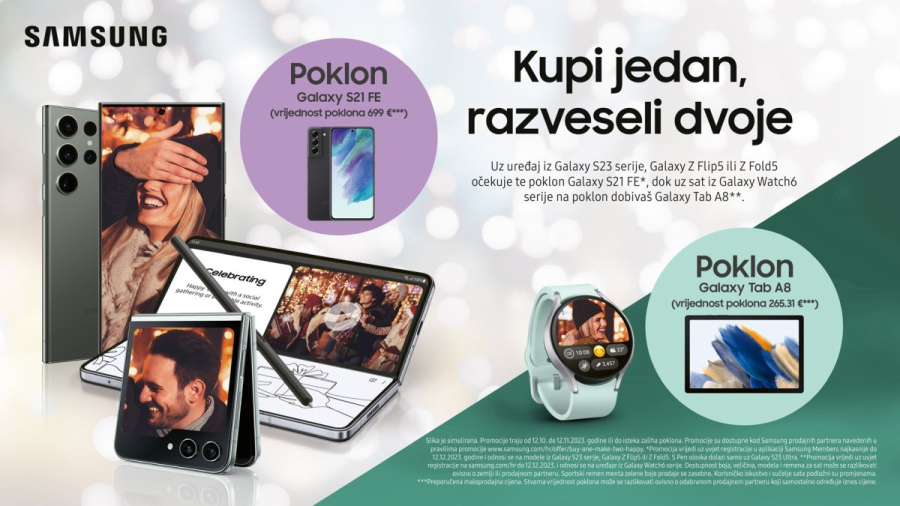 Samsung - Kupi jedan razveseli dvoje