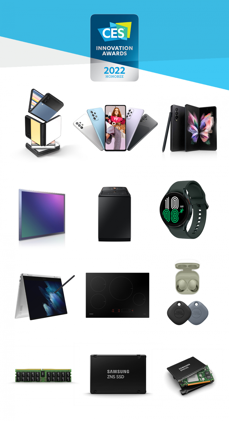 Samsung dobitnik čak 43 nagrade na dodjeli  CES 2022 Innovation Awards