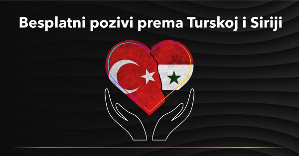 Telemach omogućuje besplatne pozive prema Turskoj i Siriji