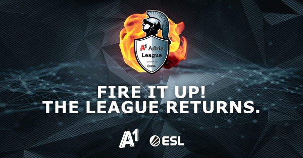 A1 Adria League powered by ESL donosi jo&scaron; bolje iskustvo esporta i veći nagradni fond