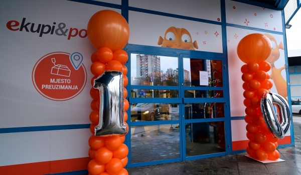 eKupi pick-up point u Zagrebu