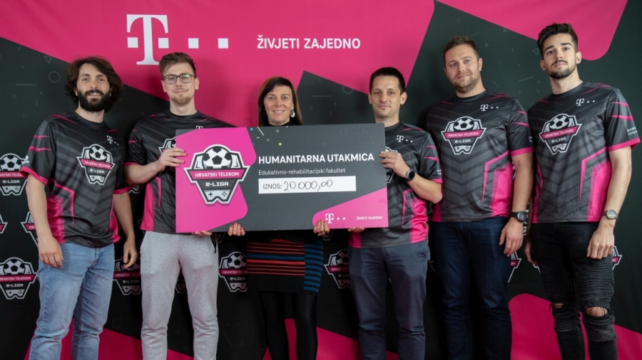 U humanitarnoj utakmici Hrvatski Telekom e-Lige prikupljeno 20.000 kuna za Edukacijsko-rehabilitacijski fakultet