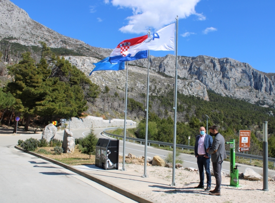 Pametni solarni spremnici za otpad u Parku prirode Biokovo