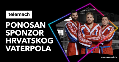 Telemach - sponzor hrvatske vaterpolo reprezentacije i Europskog prvenstva u vaterpolu