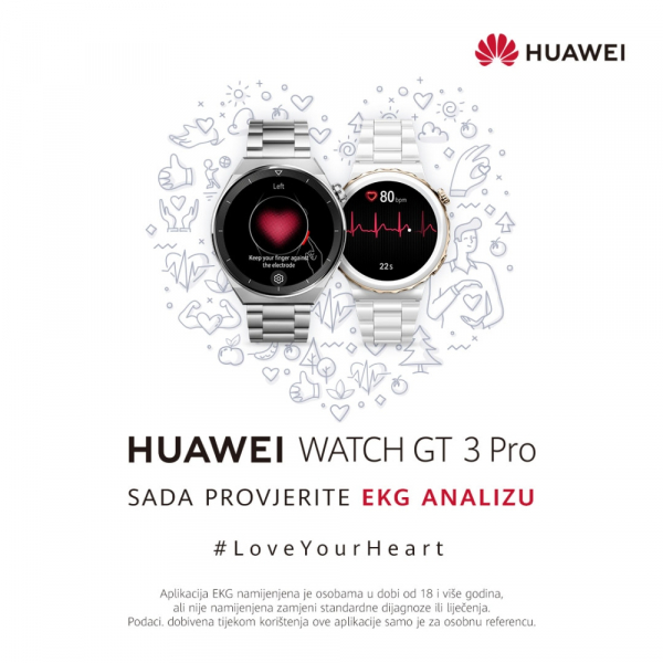 Svjetski dan srca uz Huawei pametne zdravstvene asistente