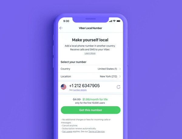 Viberov lokalni broj putnicima i međunarodnim poduzetnicima omogućuje razgovore i slanje poruka bez roaming naknada