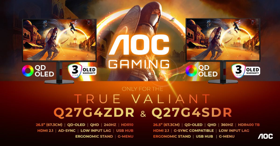 GON by AOC: nova generacija gaming monitora s QD-OLED tehnologijom