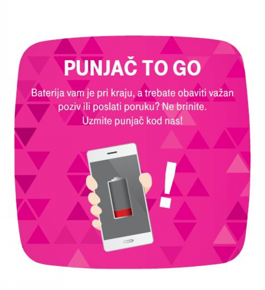 Zagrebački T-Centri korisnicima nude &bdquo;Punjač to go&ldquo;