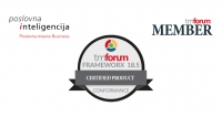 Model skladi&scaron;ta podataka Poslovne inteligencije postao prvi hrvatski proizvod s prestižnim TM Forum Frameworx certifikatom!