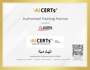 AI CERTs&reg; imenuje Sveučili&scaron;te Algebra Bernays prvim Gold Authorized Training Partnerom u Hrvatskoj