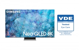 Samsung Neo QLED televizori za 2021. postali prvi televizori s &bdquo;Eye Care&ldquo; certifikatom